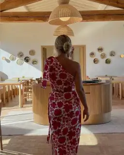 Sir the Label Cinta Tie Crop and Skirt Set Valentina Floral Print Size AU 8 for rent on The Volte - image 5