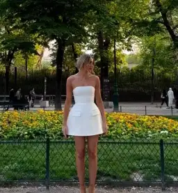 Odd Muse The Ultimate Muse Strapless Dress White Size S / AU 8 for rent on The Volte - image 8