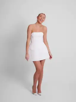 Odd Muse The Ultimate Muse Strapless Dress White Size S / AU 8 for rent on The Volte - image 1