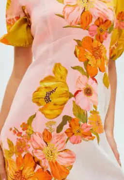 Alemais Silas Day Dress Print Size AU 12 for rent on The Volte - image 4