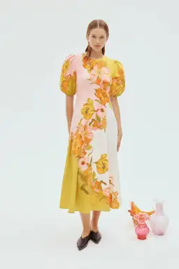 Alemais Silas Day Dress Print Size AU 12 for rent on The Volte - image 1