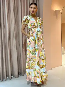 By Nicola Ahoy Plunge Swirl Check Size 6