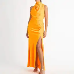 Sheike Venus Maxi Dress Orange Size 8