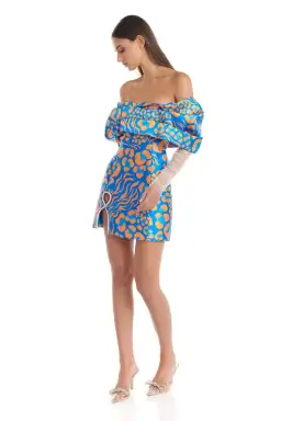 Eliya The Label Lola Mini Dress Print Size 6 for rent on The Volte - image 2
