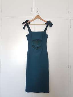 Tasha Cut Out Midi Dress | Size 12 | Bec & Bridge