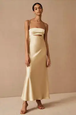 Bec & Bridge Carrie Maxi Dress Yellow Size 10 for rent on The Volte - image 1