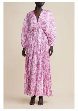 Acler Westover Maxi Dress in Violet Jungle Size 6  for rent on The Volte - image 1