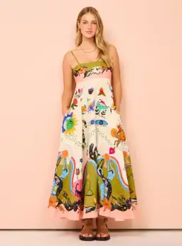 Alemais Evergreen Sundress Multi Size AU 8