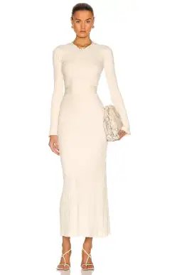 Sir The Label Enes Open Back Dress Natural Size 3 / AU 12