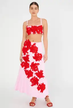 Oroton Contrast 3d Set Floral Size AU 12