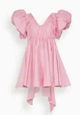 Aje Gretta Bow Back Mini Dress Ballet Pink Size 8 for rent on The Volte - image 5