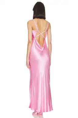 Bec & Bridge Mali Maxi Dress in Candy Pink Size 8 for rent on The Volte - image 3