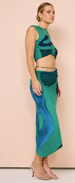 SIR Frankie Gathered Top & Bias Skirt Set for rent on The Volte - image 3