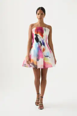 Aje Celestial Mini Dress Multi Size 10 for rent on The Volte - image 1