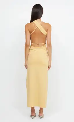 Bec & Bridge Montana Cross Over Dress Straw Size 8  for rent on The Volte - image 2