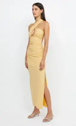 Bec & Bridge Montana Cross Over Dress Straw Size 8  for rent on The Volte - image 3