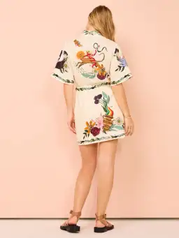 Alemais Meagan Mini Dress Multi Print Size 16 for rent on The Volte - image 3