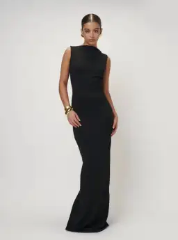 Effie Kats Verona Gown Black Size 12 for rent on The Volte - image 1