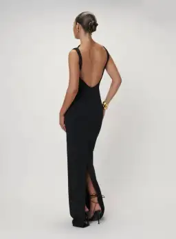 Effie Kats Verona Gown Black Size 12 for rent on The Volte - image 2