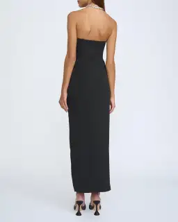 By Johnny Diamond Strapless Split Midi Dress Black Size 8 for rent on The Volte - image 5