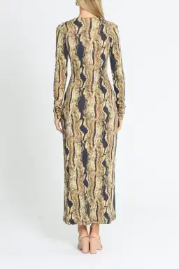 KITX Psychedelic Dress in Black Print Size 6 for rent on The Volte - image 3