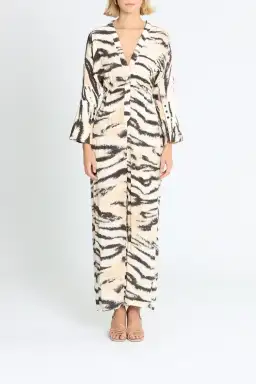 KITX Zebra Jumpsuit Animal Print Size 10