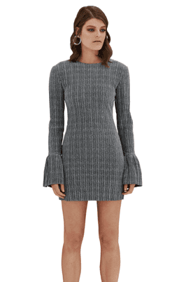 Sparkle Pleat Frill Mini Dress