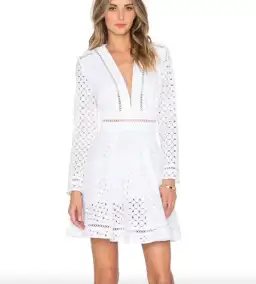Zimmermann Ryker Broderie Dress in White Size 1 / AU 10 for rent on The Volte - image 2