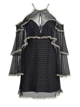 Thurley Moondance Mini Dress Black Size 8 for rent on The Volte - image 3