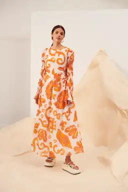 Kate Ford Elise Cut Out Gown in Artemis Size 2 / AU 10 for rent on The Volte - image 1