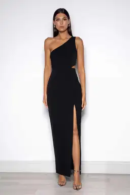 Elle Zeitoune Valarie Dress in Black Size AU 10 for rent on The Volte - image 1