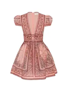 Zimmermann Matchmaker Structured Mini Pink Bandana Size 1 /  AU 10 for rent on The Volte - image 3