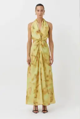 Camilla & Marc Koa Cocoon Maxi Dress Yellow Size 6 for rent on The Volte - image 1