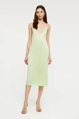 Ginia Desire Dress in Pure Lime Size 10