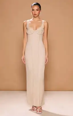 Sonya Moda Amar Dress in Natural Beige Size 6 for rent on The Volte - image 1