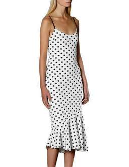 By Johnny Polka Bias Slip Dress Size 12