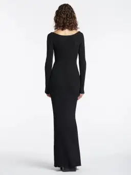 Sir The Label Petit Palace Maxi Black Size 8 for rent on The Volte - image 3