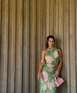 Arcina Ori Josefine Dress Green Floral Size 8 for rent on The Volte - image 6