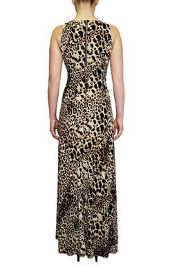 JOSEPH RIBKOFF Leopard print maxi dress for rent on The Volte - image 5