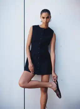 Anna Quan Sofia Dress Black  Size 12  for rent on The Volte - image 1