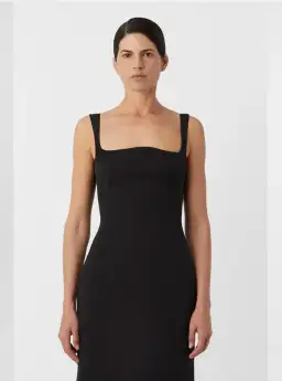 Camilla And Marc  Ilona Midi Dress Black Size 12 for rent on The Volte - image 4
