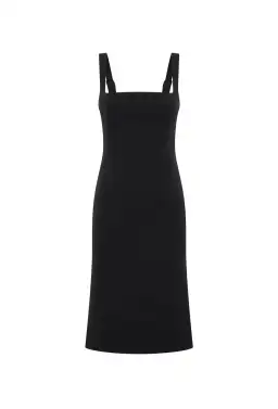 Camilla And Marc  Ilona Midi Dress Black Size 12 for rent on The Volte - image 5