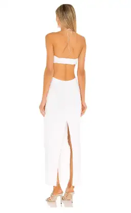 Natalie Rolt Willow Midi Dress in White Size 1 / AU 8 for rent on The Volte - image 2