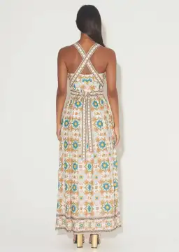 Hansen & Gretel Tulsa Mosaic Maxi Dress Print Size 8 for rent on The Volte - image 2