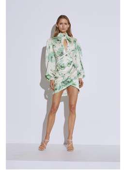 C/Meo collective renew dress cream washed floral size 8 for rent on The Volte - image 1