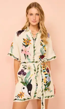 Alemais Meagan Mini Dress Print Size 6 for rent on The Volte - image 2