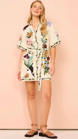 Alemais Meagan Mini Dress Print Size 6 for rent on The Volte - image 4