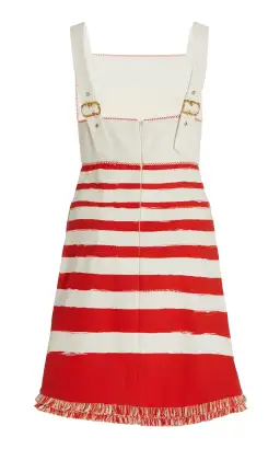 Zimmermann Postcard Striped Cotton Mini Dress Print Size 1/AU 10 for rent on The Volte - image 3