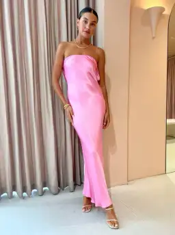 Bec and Bridge Moondance Dress in Candy Pink Size 8