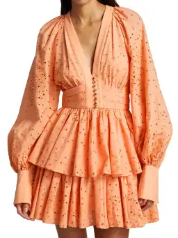 Acler Amelia Dress Orange Size 10 for rent on The Volte - image 3